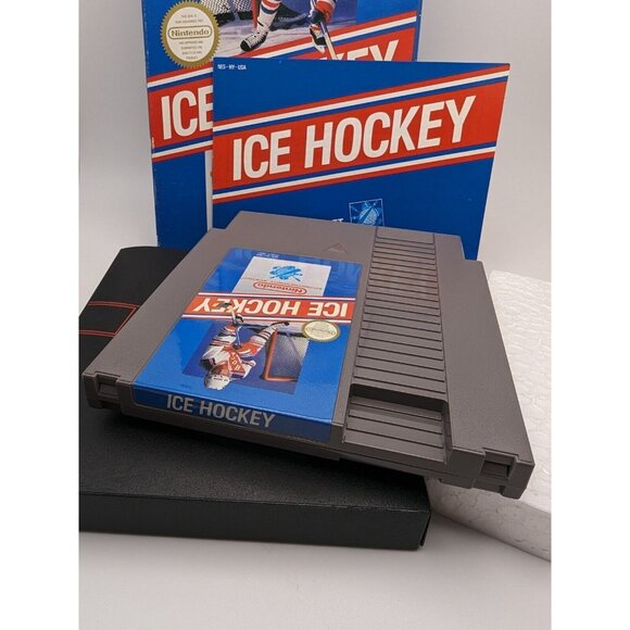 Ice Hockey (Nintendo NES, 1988) CIB w/ Box, Game, Manual & Sleeve ~ Tested Works - Picture 11 of 12